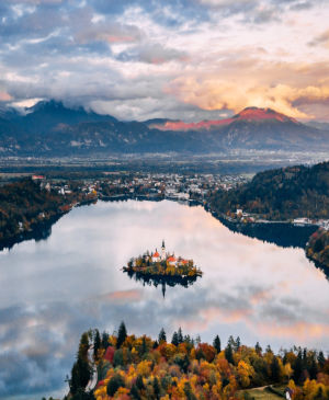 Swap пазл «Словения, озеро Блед»